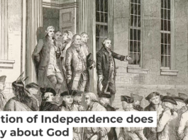 A Croome & Brightly engraving shows John Nixon reading the Declaration of Independence after its passage in Philadelphia. From The New York Public Library via Wikimedia Commons